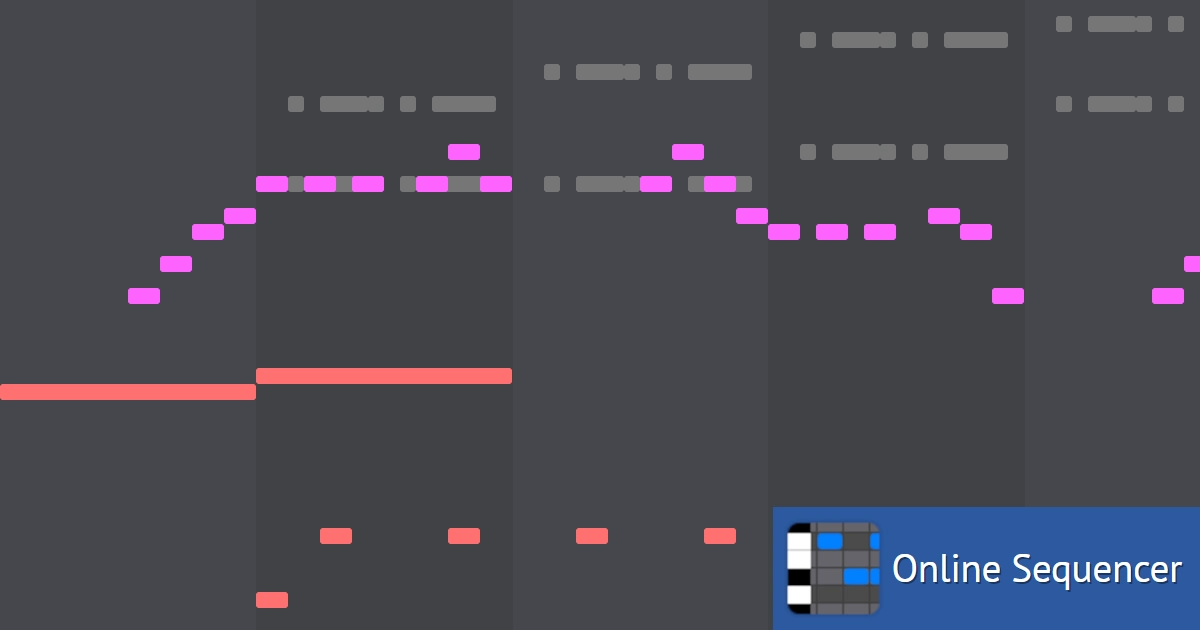 Caramelldansen from another room - Online Sequencer