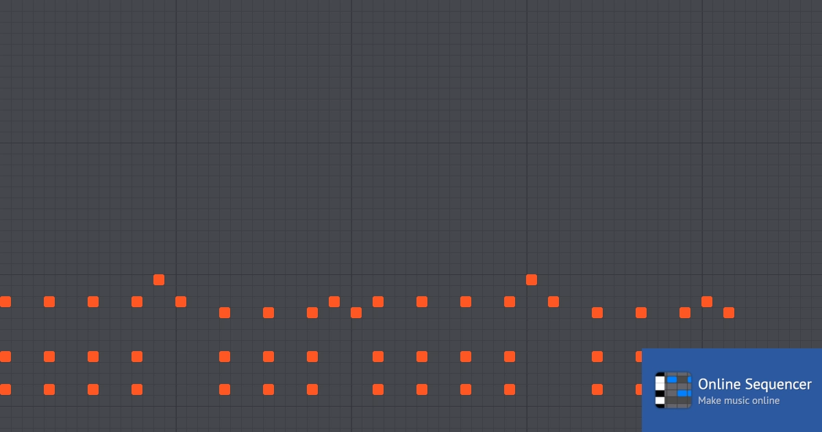 Dark MIDI Pou Jump Theme - Online Sequencer