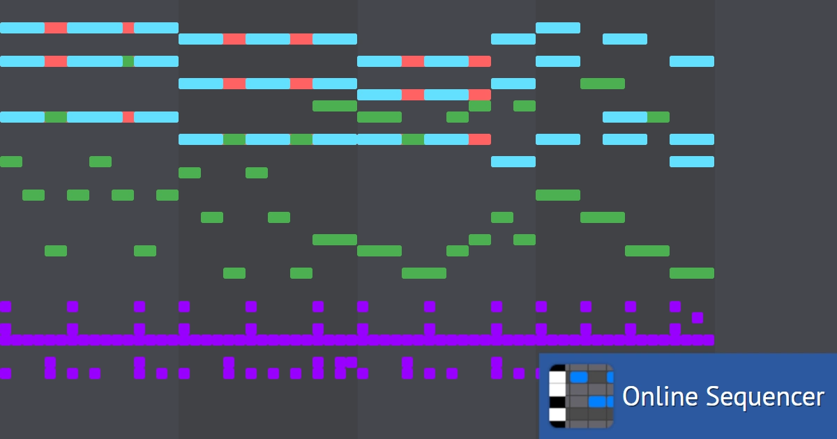 sine vibrato template - Online Sequencer