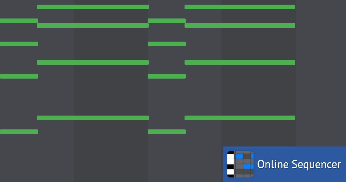 black metal riff lol - Online Sequencer