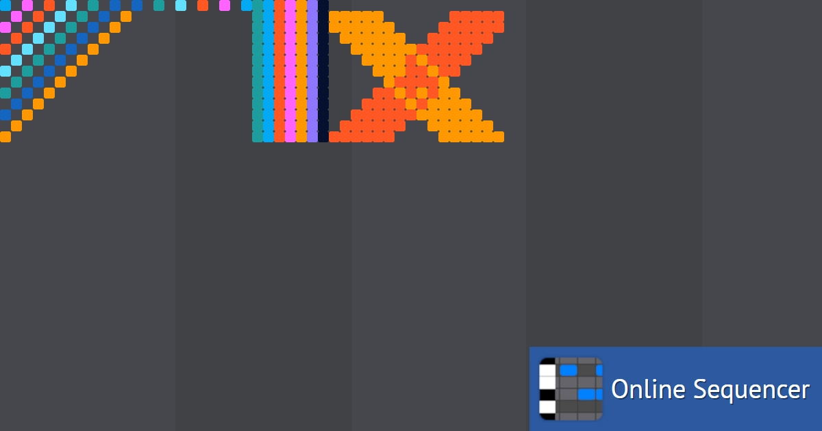 Midi Art (Tetris Blocks!) - Online Sequencer