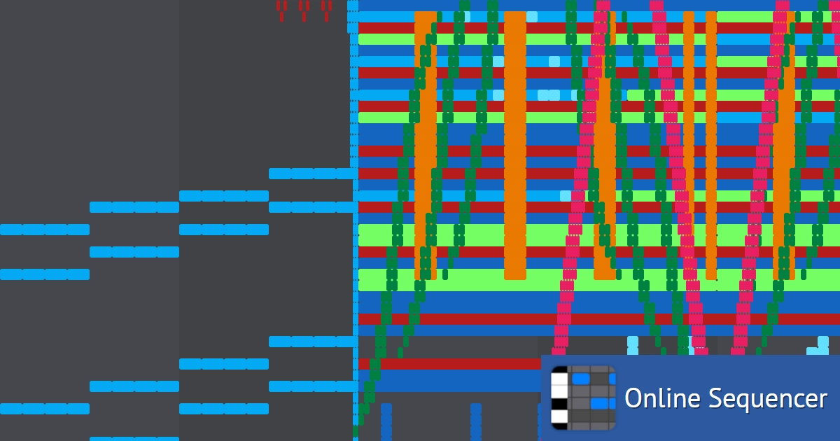 [Black MIDI] Tau - Online Sequencer