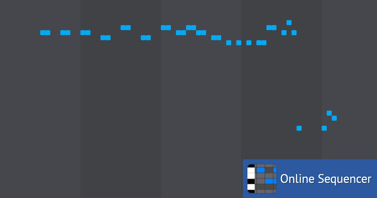 bared Black Midi 125 Notes! - Online Sequencer