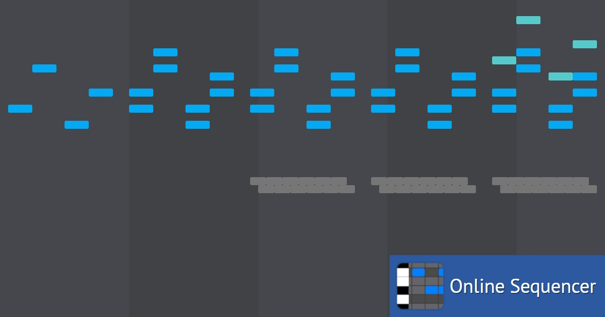 MIDI art - Online Sequencer