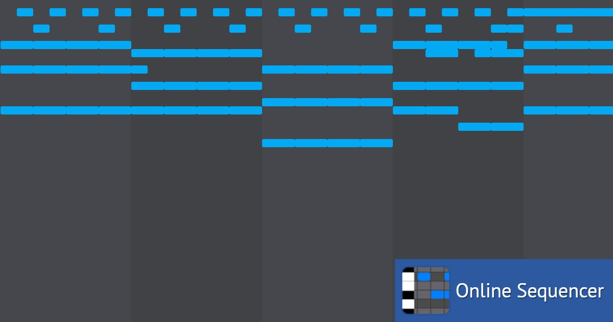 Tau the Song Ending 559 notes - Online Sequencer