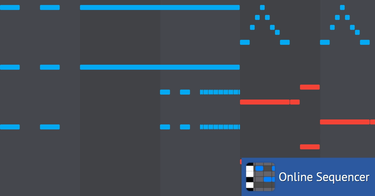 Dark MIDI - Two Faced Lovers [By - Eduard Amirkhanyan] - Online Sequencer