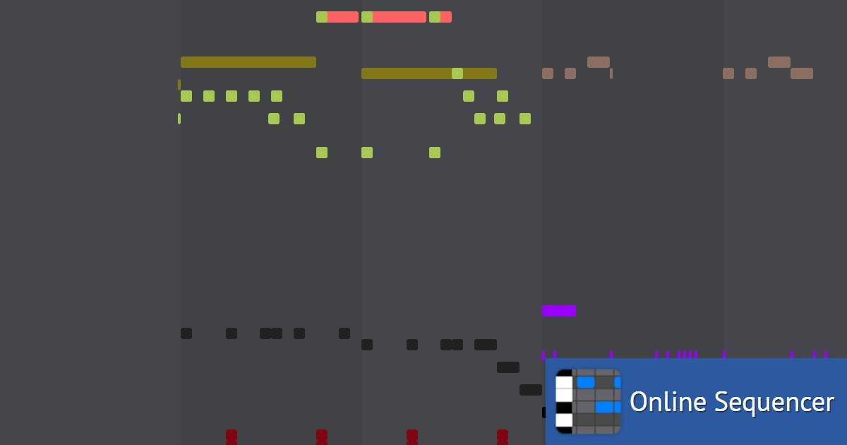 Kendrick Lamar - Not Like Us (Instrumental Parts) - Online Sequencer