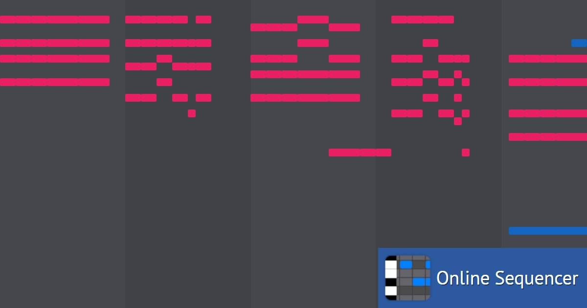 Dark MIDI - Bohemian Rhapsody but it's - Online Sequencer