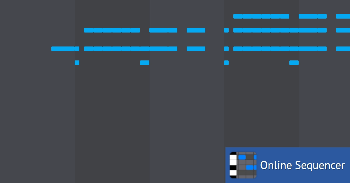 shikanokonokonokokoshitantan - Online Sequencer