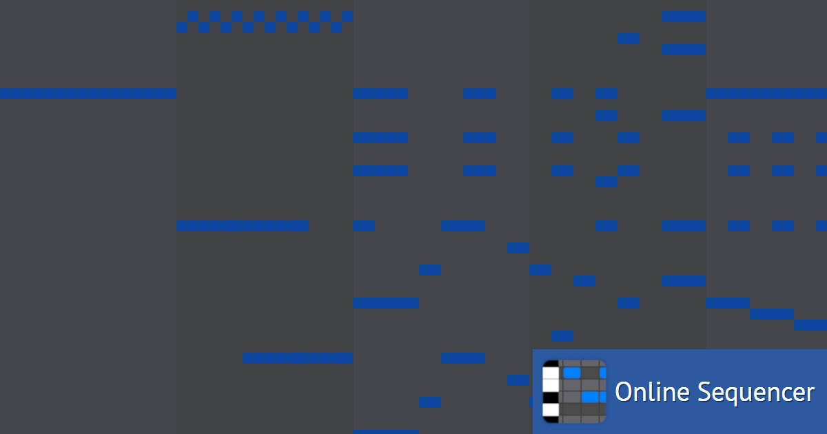 RUSH E 2 easy - Online Sequencer