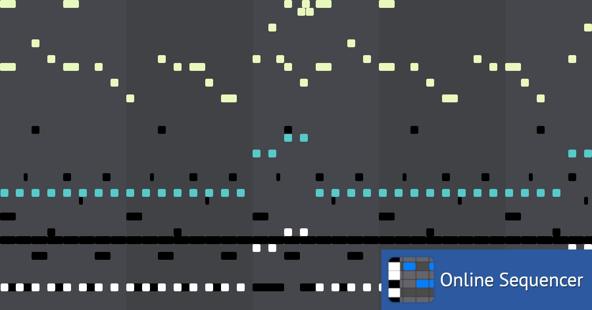 Dark MIDI - Toy Symphony, 1st Movement - Leopold Mozart - Online Sequencer