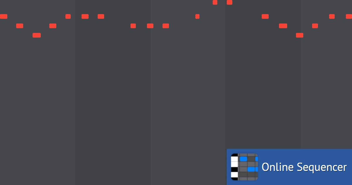 Sounds like one of those toy pianos - Online Sequencer